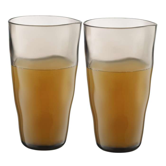 Набор стаканов hollow, 550 мл, серо-коричневый, 4 шт. Liberty Jones LJ0000357