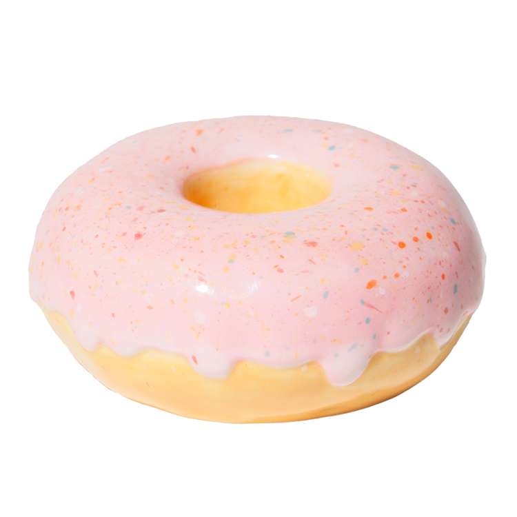 Подсвечник fast food, donut, D7 см, розовый DOIY DYCAHFFPK