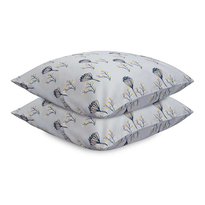 Набор наволочек "Полевые цветы" из премиального сатина из коллекции russian north, 70х70 см Tkano TK24-PC0041