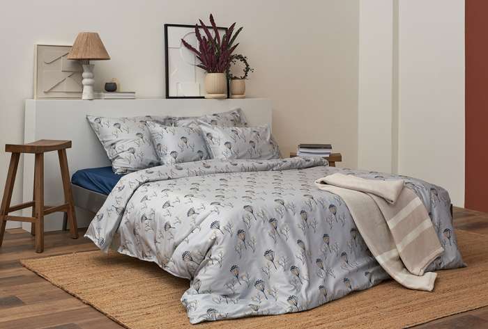 Набор наволочек "Полевые цветы" из премиального сатина из коллекции russian north, 70х70 см Tkano TK24-PC0041