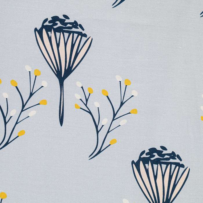 Набор наволочек "Полевые цветы" из премиального сатина из коллекции russian north, 70х70 см Tkano TK24-PC0041