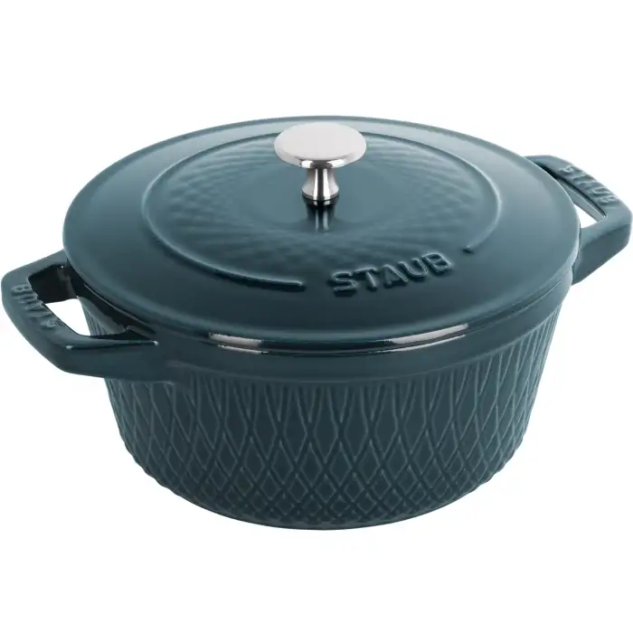 Кокот круглый, 24 см, 4,25 л, морская волна STAUB 14522437
