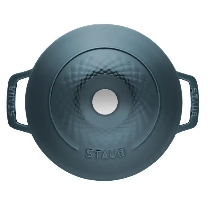 Кокот круглый, 24 см, 4,25 л, морская волна STAUB 14522437