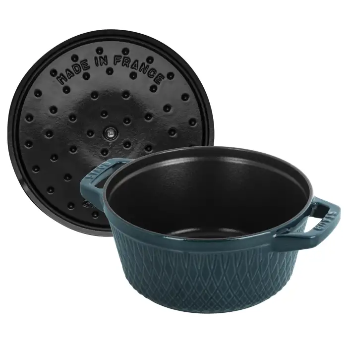Кокот круглый, 24 см, 4,25 л, морская волна STAUB 14522437