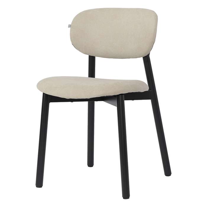 Стул round, рогожка, ванильный Bergenson Bjorn BB0000686