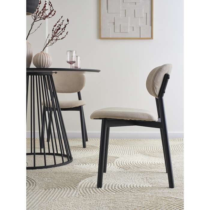 Стул round, рогожка, ванильный Bergenson Bjorn BB0000686