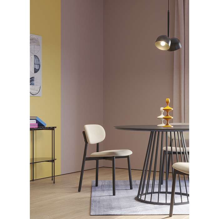 Стул round, рогожка, ванильный Bergenson Bjorn BB0000686