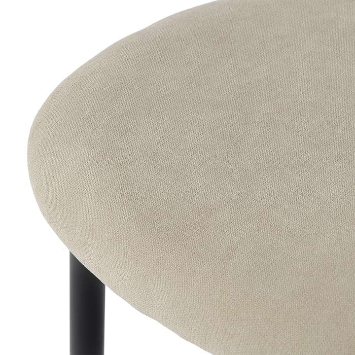 Стул round, рогожка, ванильный Bergenson Bjorn BB0000686