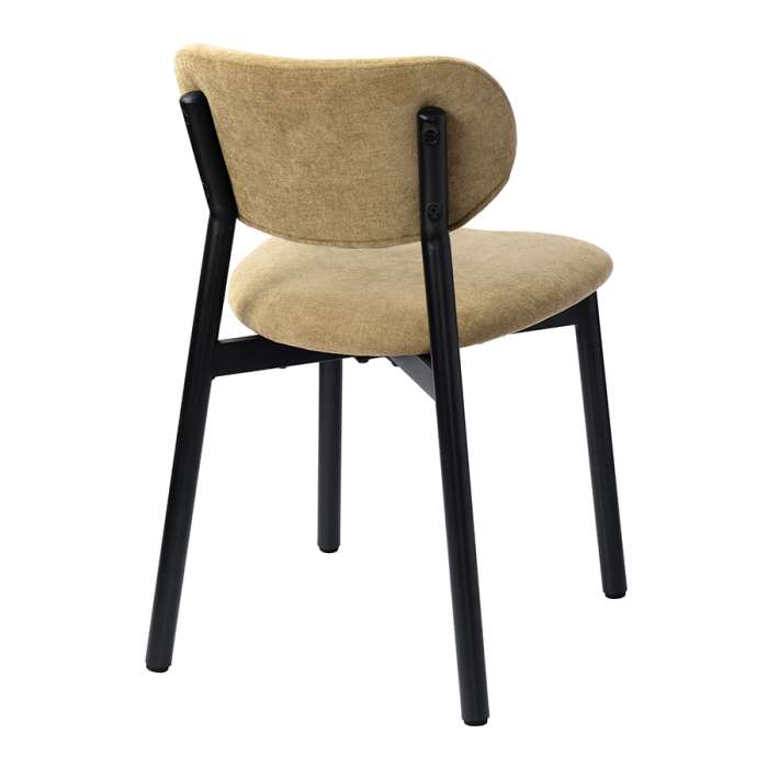 Стул round, рогожка, ванильный Bergenson Bjorn BB0000686