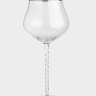 Бокал для вина, 580 мл, 2 шт, стекло, с серебристым кантом, Rhapsody ANNA LAFARG ANLAF-AT1241142