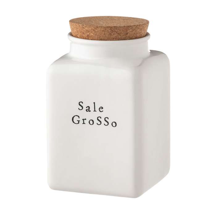 Ёмкость для соли с крышкой Bianca Easy 18.5 см Nuova Cer 9063/5-EAW