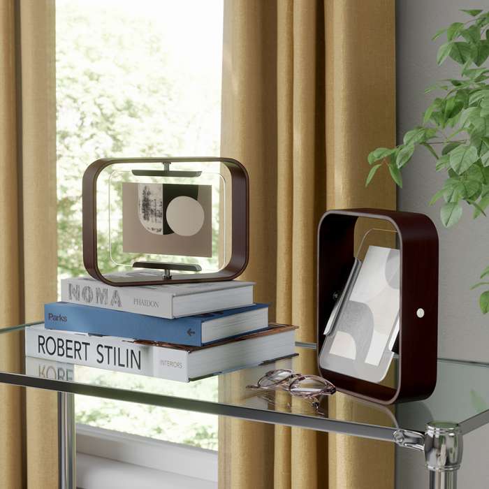 Фоторамка двусторонняя bellwood, 16х22 см, состаренный орех UMBRA 1022813-746