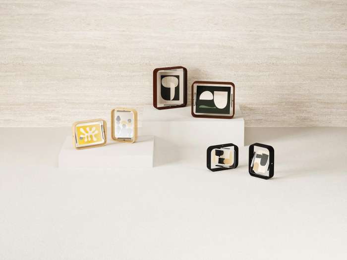 Фоторамка двусторонняя bellwood, 16х22 см, состаренный орех UMBRA 1022813-746