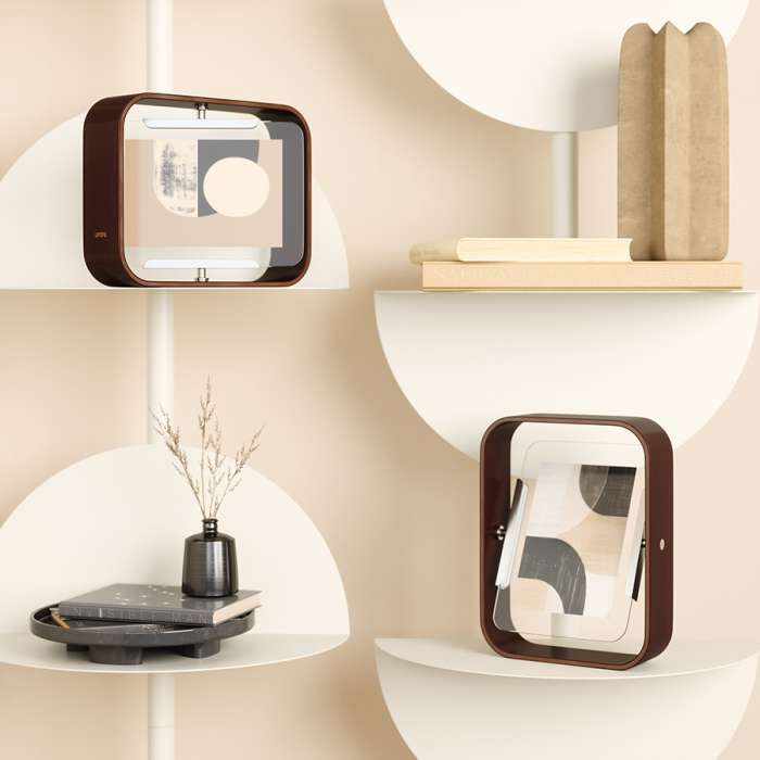 Фоторамка двусторонняя bellwood, 16х22 см, состаренный орех UMBRA 1022813-746