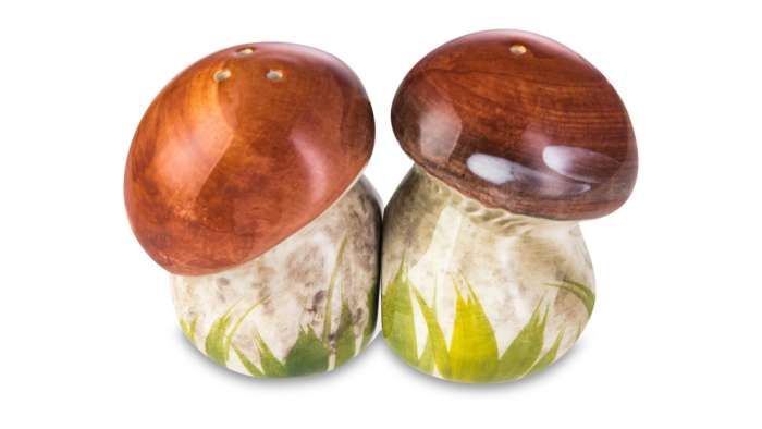 Набор для соли и перца Грибы, керамика EDELWEISS EDW-4126