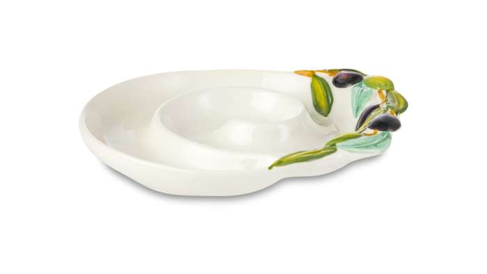 Блюдо для оливок Оливки 17 см, керамика EDELWEISS EDW-416