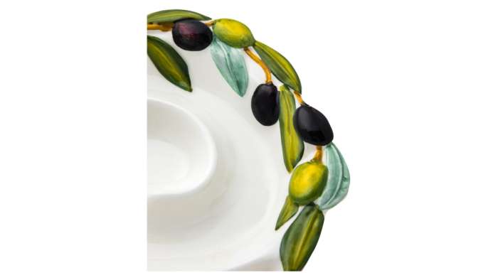 Блюдо для оливок Оливки 17 см, керамика EDELWEISS EDW-416