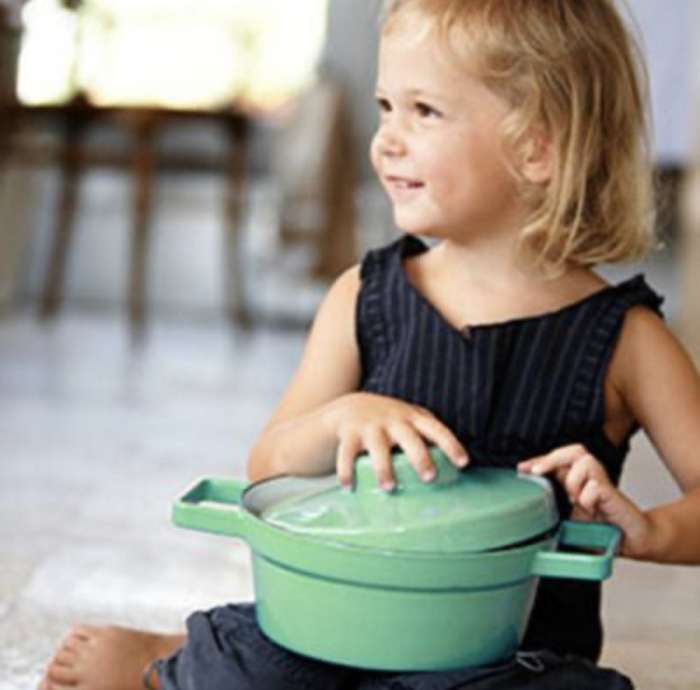 КАСТРЮЛЯ "AROMAPOT", 24 СМ, 2,0 Л, зеленый/белый RIESS 2113-202Y