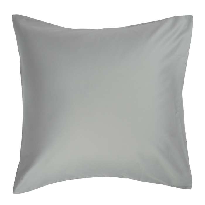 Набор из двух наволочек из сатина светло-серого цвета из коллекции essential, 70х70 см Tkano TK19-PC0009