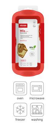 Форма для 6 круглых маффинов, силиконовая, 30x18x4,3 см, NADOBA, серия MÍLA 762016