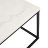 Столик журнальный mayen, 90х40 см, белый/черный Bergenson Bjorn BB0000242