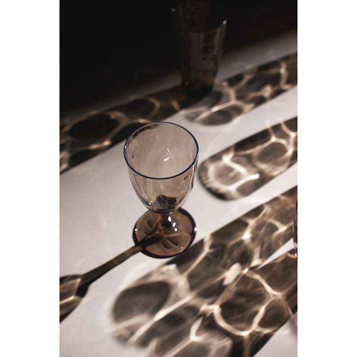 Набор бокалов для вина hollow, 430 мл, серо-коричневый, 4 шт. Liberty Jones LJ0000358