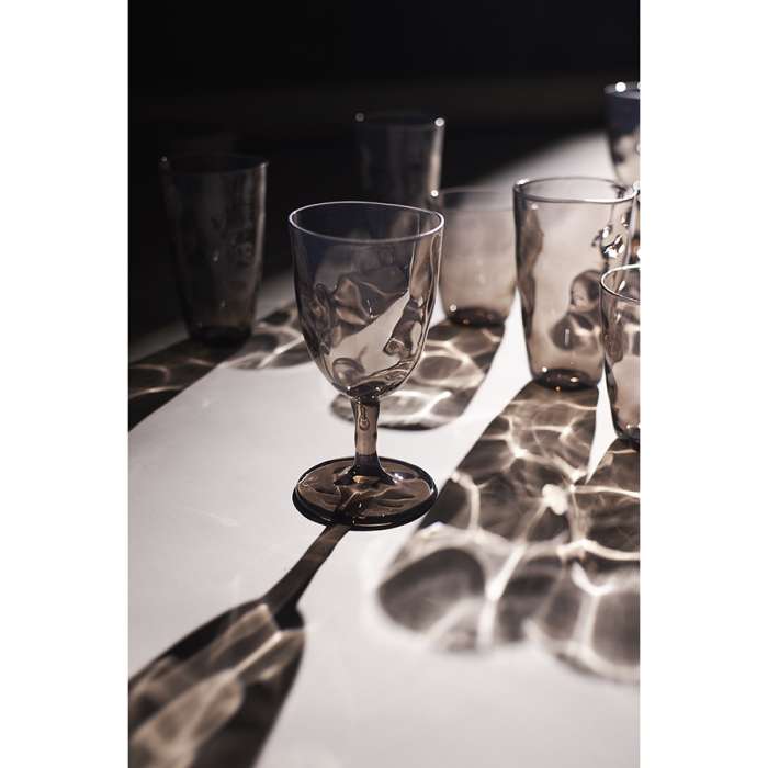 Набор бокалов для вина hollow, 430 мл, серо-коричневый, 4 шт. Liberty Jones LJ0000358