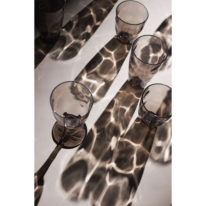 Набор бокалов для вина hollow, 430 мл, серо-коричневый, 4 шт. Liberty Jones LJ0000358