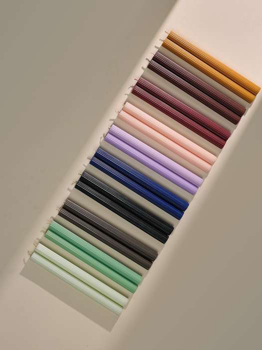 Набор из двух свечей цвета лаванды из коллекции edge, 24,5 см Tkano TK24-CND0008