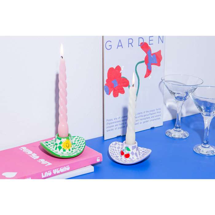 Подсвечник rodeo, cowboy hat, 4 см, зелёный DOIY DYCAHROHAG