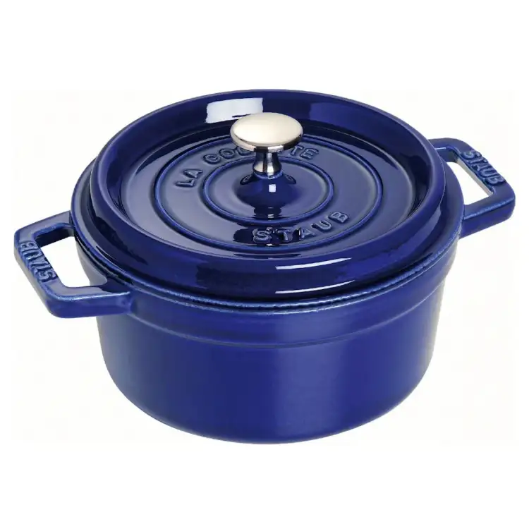 Кокот круглый, 26 см, 5,2 л, темно-синий STAUB 1102691