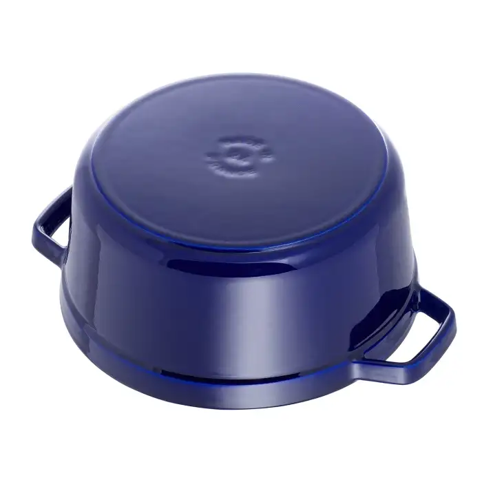 Кокот круглый, 26 см, 5,2 л, темно-синий STAUB 1102691
