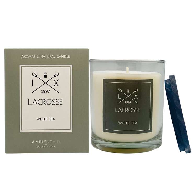 Свеча ароматическая lacrosse, white tea, 60 ч Ambientair VV060THLC