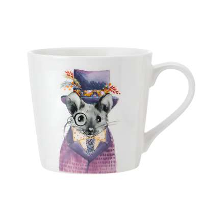 Кружка фарфоровая Mikasa Tipperleyhill с принтом мыши MK 380 мл Kitchen Craft MKTIPPMUGMSE