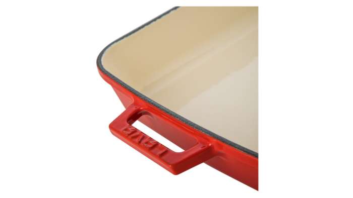 Форма для запекания LAVA 26х40 см, 4,8 л, чугун, красная