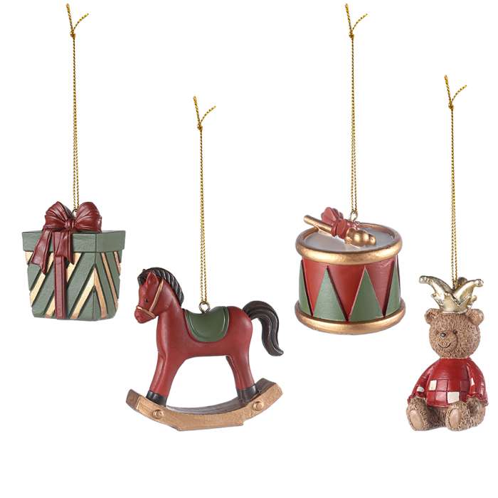 Набор ёлочных украшений classic christmas charm из коллекции new year essential Tkano TK25-NY_DEC0012