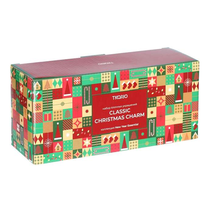Набор ёлочных украшений classic christmas charm из коллекции new year essential Tkano TK25-NY_DEC0012