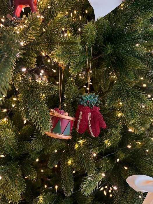 Набор ёлочных украшений classic christmas charm из коллекции new year essential Tkano TK25-NY_DEC0012