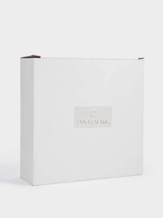 Блюдо глубокое, 18x16x5 см, керамика, зелено-красное, Елка, Fir ANNA LAFARG ANLAF-JIA-220125-3