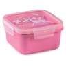Ланч-бокс квадратный SNIPS Единорог 800 мл, 15x15x7,5 см, розовый, пластик