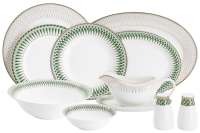 Обеденный сервиз Изумруд, 6 персон, 27 предметов ANNA LAFARG EMILY AL-1005/27-E11