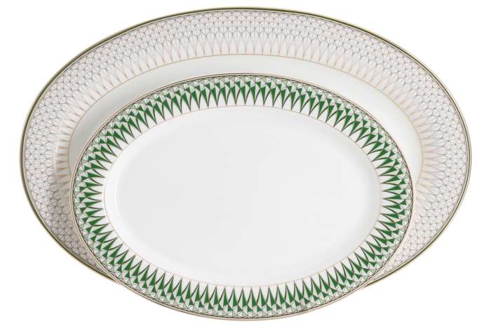 Обеденный сервиз Изумруд, 6 персон, 27 предметов ANNA LAFARG EMILY AL-1005/27-E11