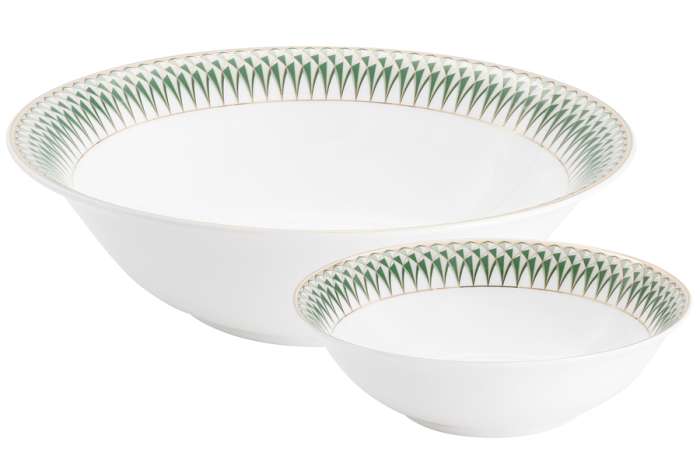 Обеденный сервиз Изумруд, 6 персон, 27 предметов ANNA LAFARG EMILY AL-1005/27-E11