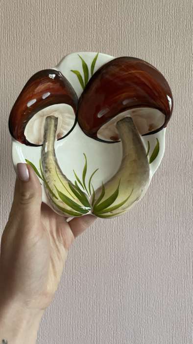 Салатник порционный Грибы 15 см, керамика EDELWEISS EDW-4123