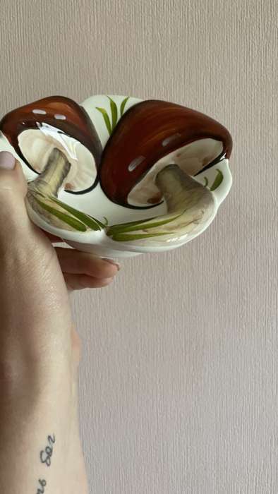 Салатник порционный Грибы 15 см, керамика EDELWEISS EDW-4123