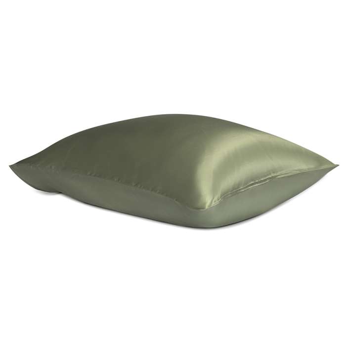 Наволочка из натурального шелка мятного цвета из коллекции Essential TKANO TK23-PC0008