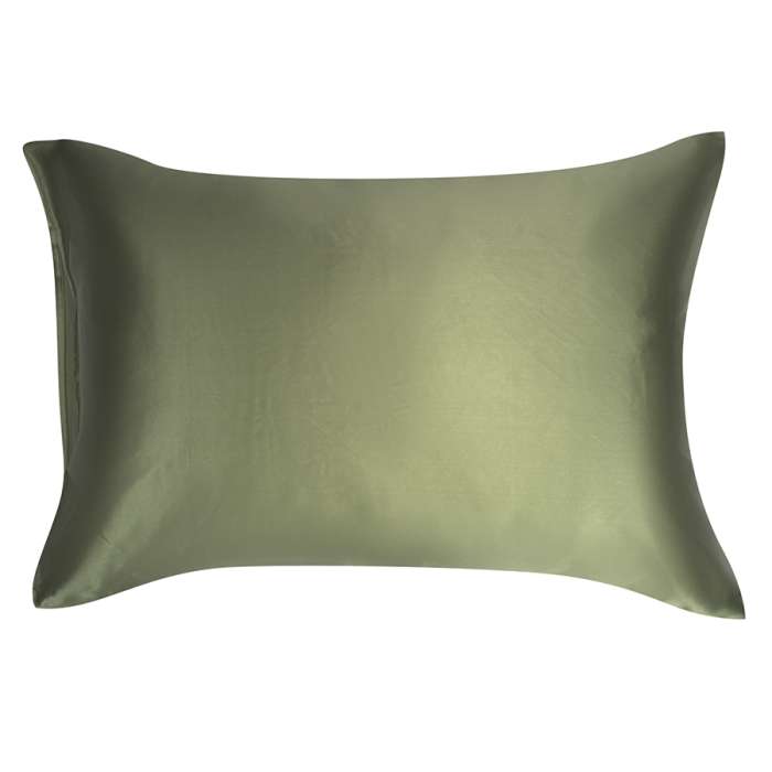 Наволочка из натурального шелка мятного цвета из коллекции Essential TKANO TK23-PC0008