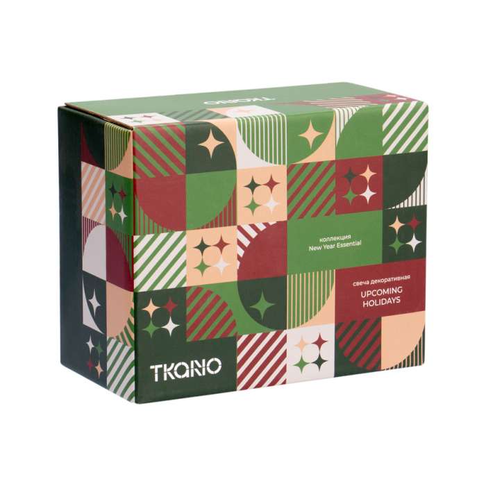Свеча декоративная upcoming holidays из коллекции new year essential, 15 см Tkano TK24-NY_CND0003