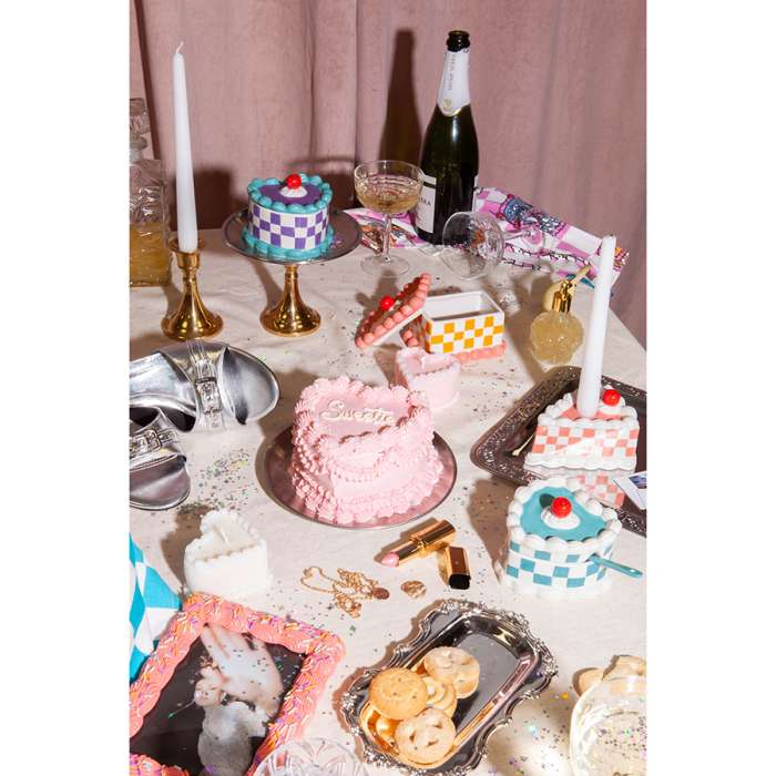 Свеча cake, 4,8 см, розовая DOIY DYCANSWPK