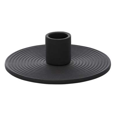 Подсвечник из каменной керамики графитового цвета из коллекции essential Tkano TK23-DEC-CNH0003